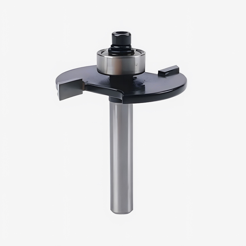 2 个带轴承的凹槽 T 型槽路由器钻头